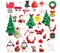 38 PCS Fairy Garden Christmas Accessories, Christmas Miniature Ornaments, DIY Snow Globe Figurines, Christmas Party Decorations